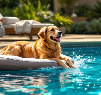 dog swimming pool safety