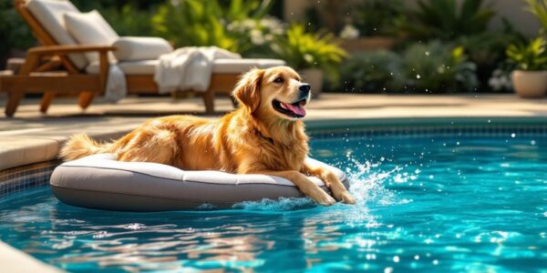 dog swimming pool safety