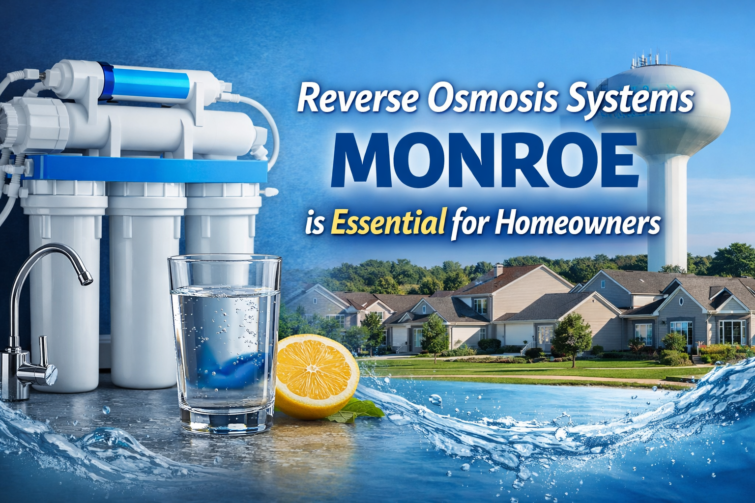 Why Reverse Osmosis Systems Monroe Is Essential for Homeowners