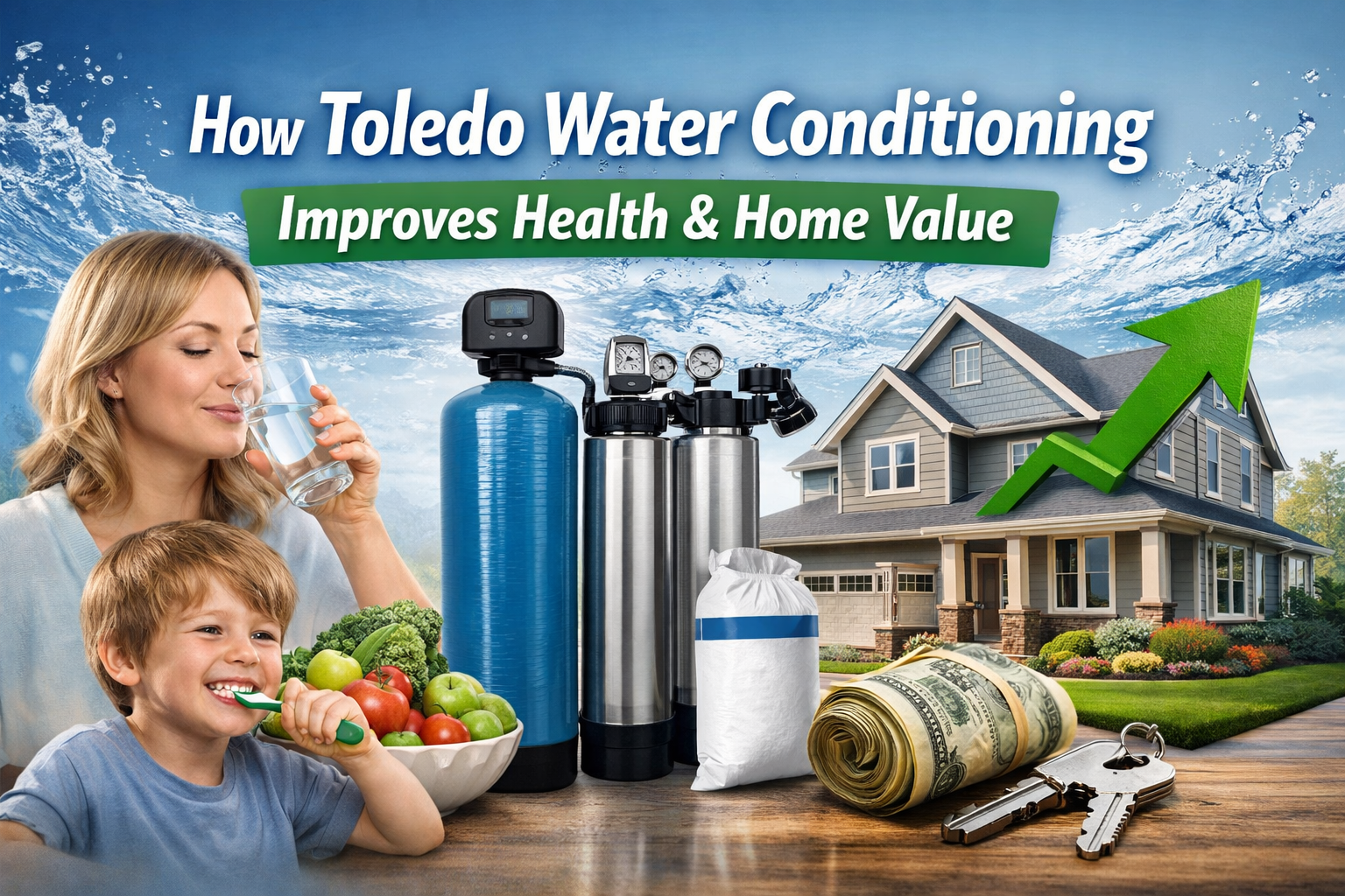 How Toledo Water Conditioning Improves Health and Home Value