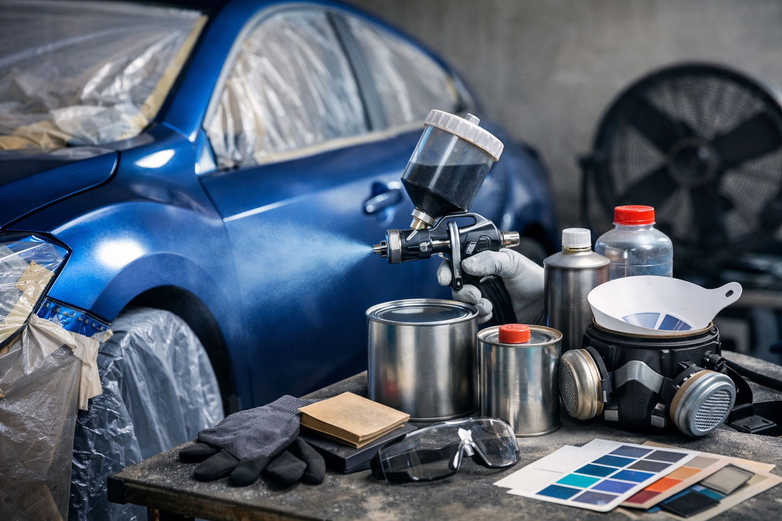 Is Automotive Base Coat Paint Safe to Use at Home?